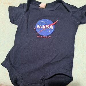 NASA Baby Onesie in Navy Blue
